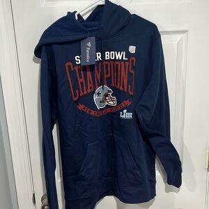 2015 Patriots Super Bowl Champions Sweatshirt Hoodie L